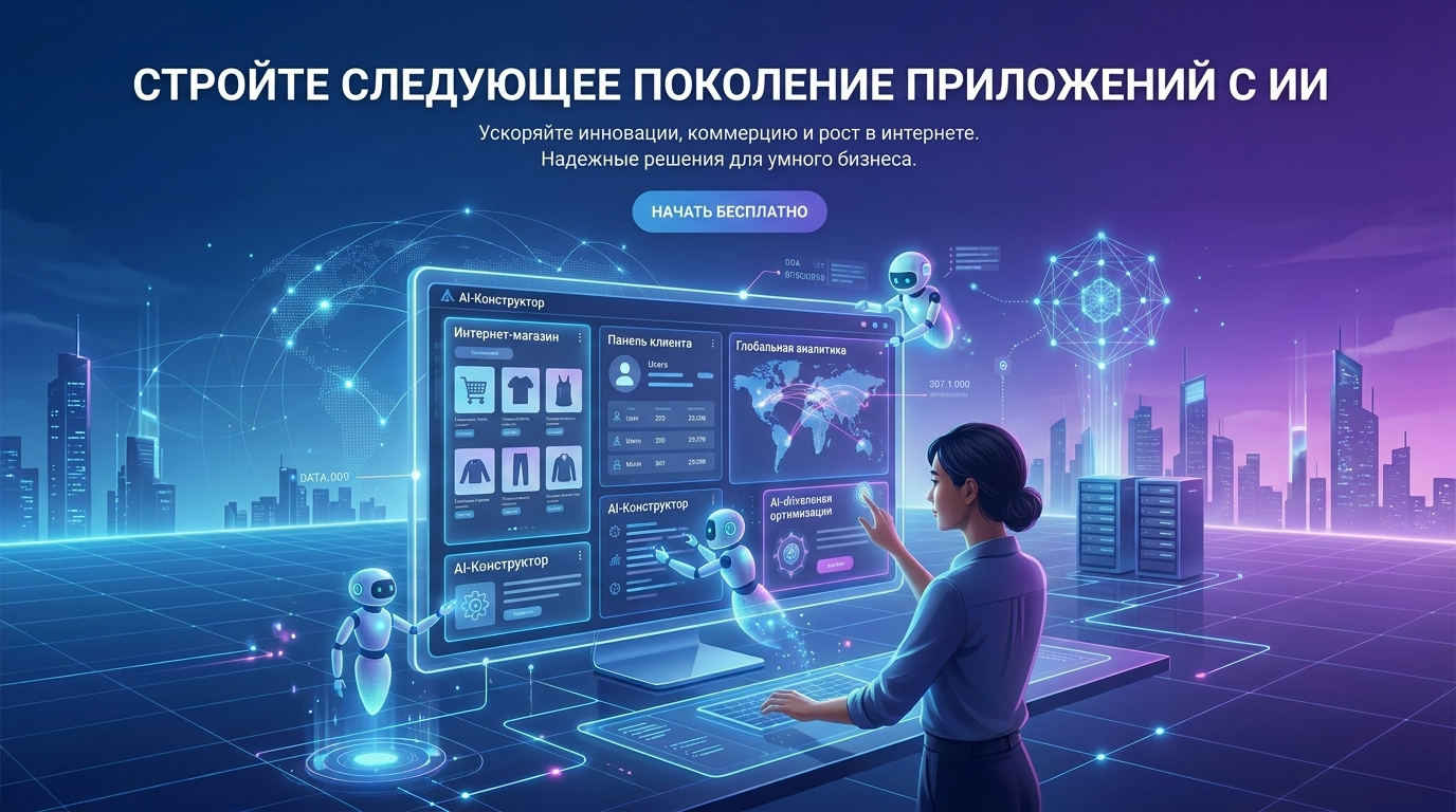 AI-конструктор SunBlaze: интернет-магазин, панель клиента и глобальная аналитика